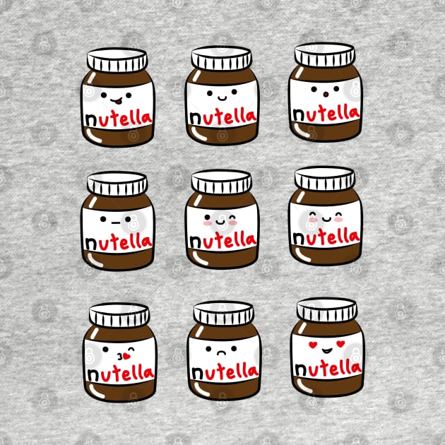 Nutella Emoji by Braeprint